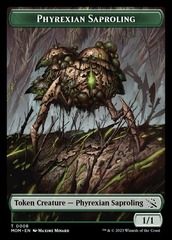 Phyrexian Saproling Token - Foil